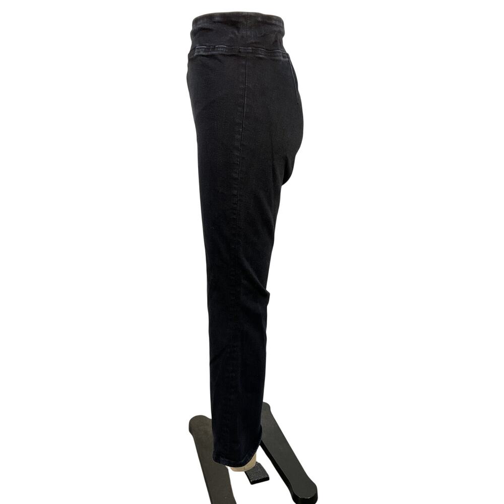 Frame Sleek Black Jetset Crop Mini Boot Denim Jeans Size 2 - Picture 3 of 6